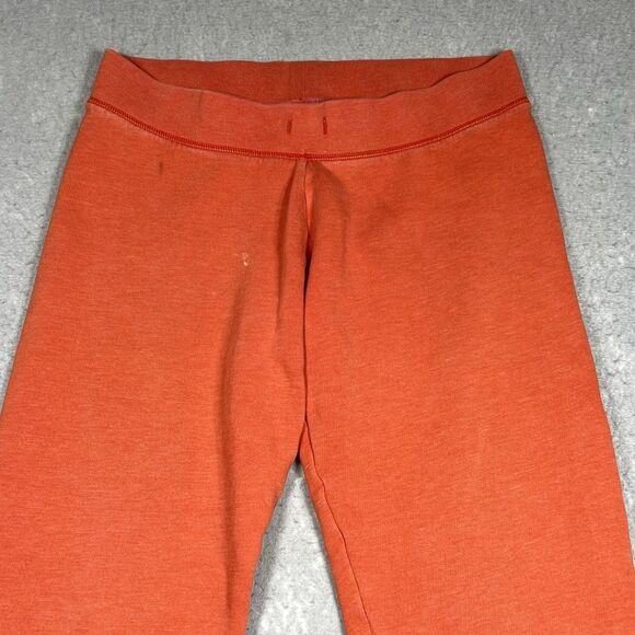 VTG Victoria Secret PINK Jogger Sweatpants Womens Medium Orange Cropped Y2K - Picture 6 of 14